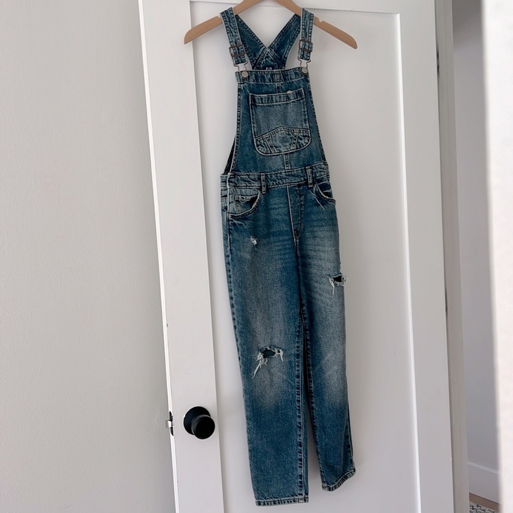 Gap Kids Denim Overalls, Size L, Never Worn, Like New